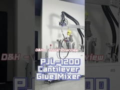 دستگاه مخلوط گلو دو قطعه با دقت بالا برای مخلوط مداوم و دقیق