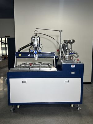 ماشین تزریق رزین اپوکسی اتوماتیک با توزیع چسب سه محور و 2KW Power Label Sticker Doming